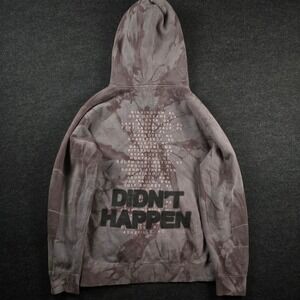 Wallows 2020 DIDNT HAPPEN Tour Hoodie Sweatshirt Tie Dye RARE Men's Size S